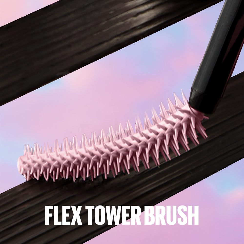 Maybelline Lash Sensational Sky High Mascara Makeup, Volumizing, Lengthening, Defining, Curling, Multiplying, Buildable, Washable Formula, Burgundy Haze, 1 Count