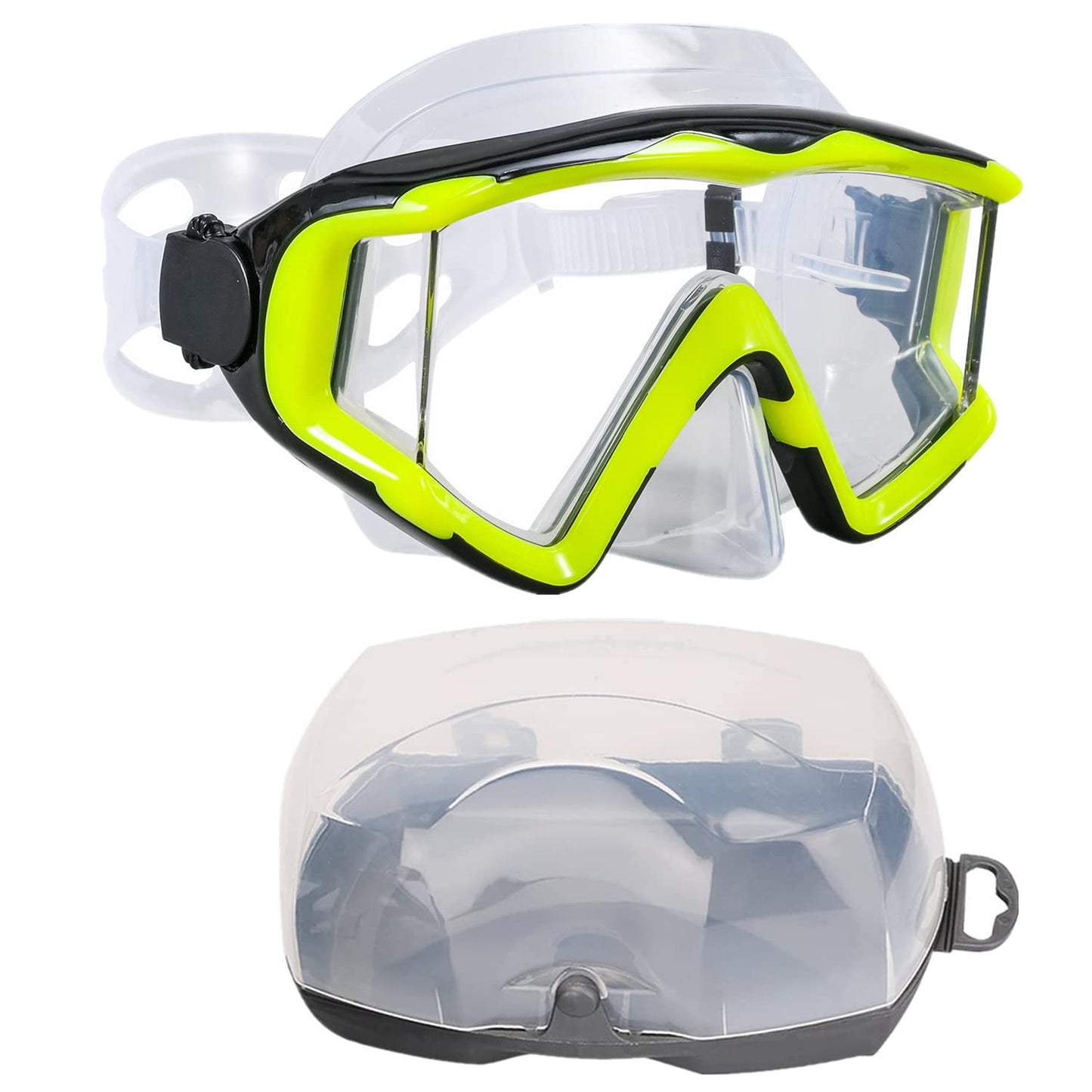AQUA A DIVE SPORTS Diving mask Anti-Fog Swimming Snorkel mask Suitable for Adults Scuba Dive Swim Snorkeling Goggles Masks