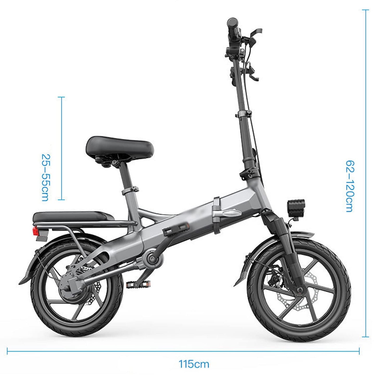 58GXCAAMOT Bicycle Electric Bike Long Distance Folding Electric Bike City Electric Bike