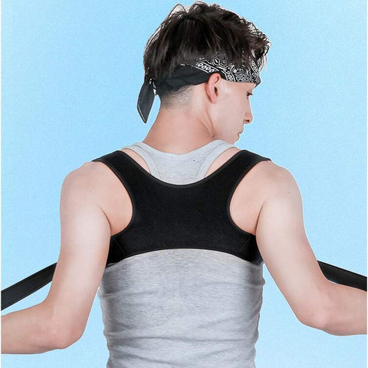 Adjustable Back Support Posture Corrector Posture Corrector for Men & Women - Adjustable Shoulder Posture Brace - Figure 8 Clavicle Brace for Posture Correction and Alignment - Invisible Thoracic