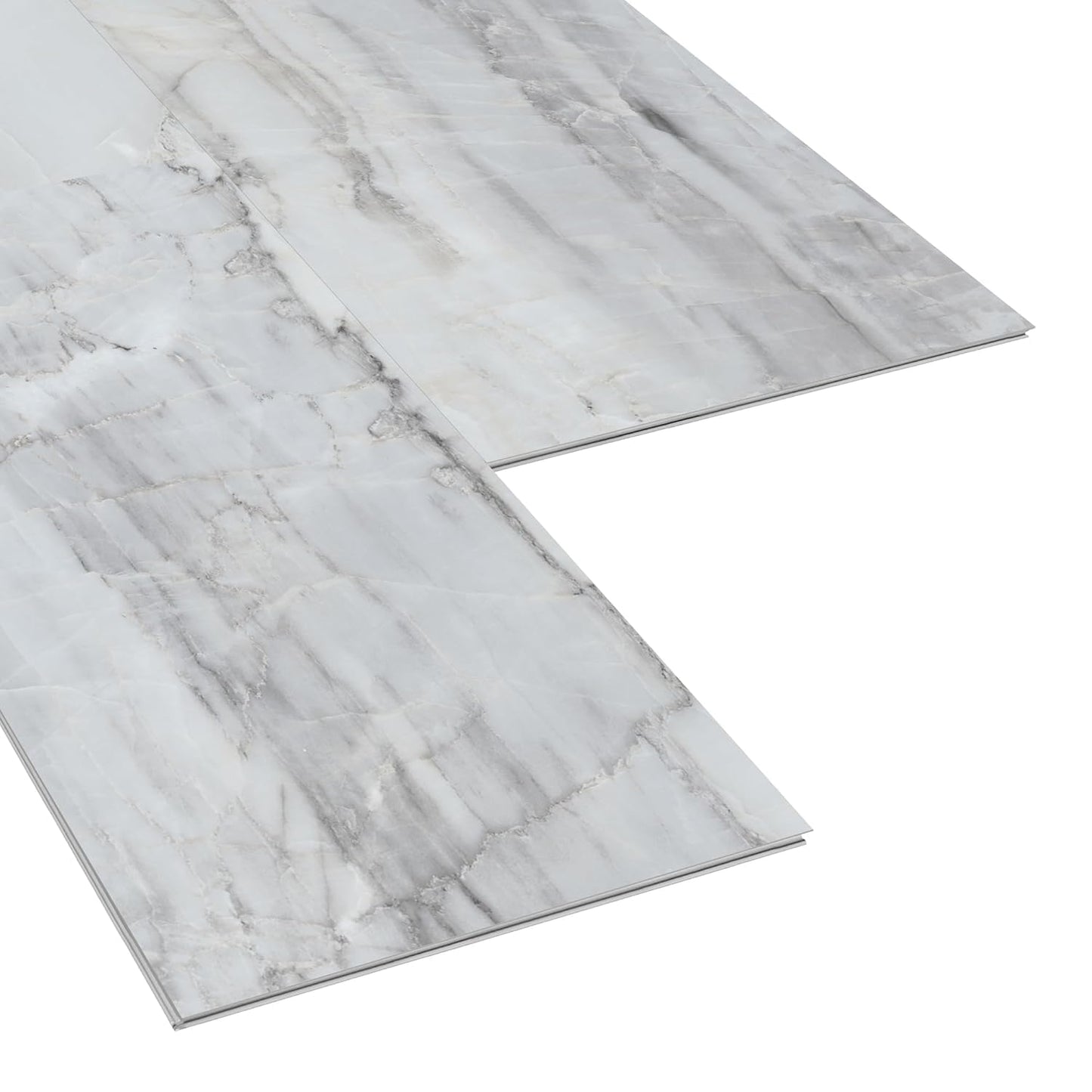 Allure 12" x 24" x 6.5mm, 12mil Luxury Vinyl Tile Flooring, Europa Brulee Marble Look, Embossed, Waterproof, Full Pallet, 24 Cases (571.6 sqft), 12 Tiles/Box, 23.82 sqft/Box