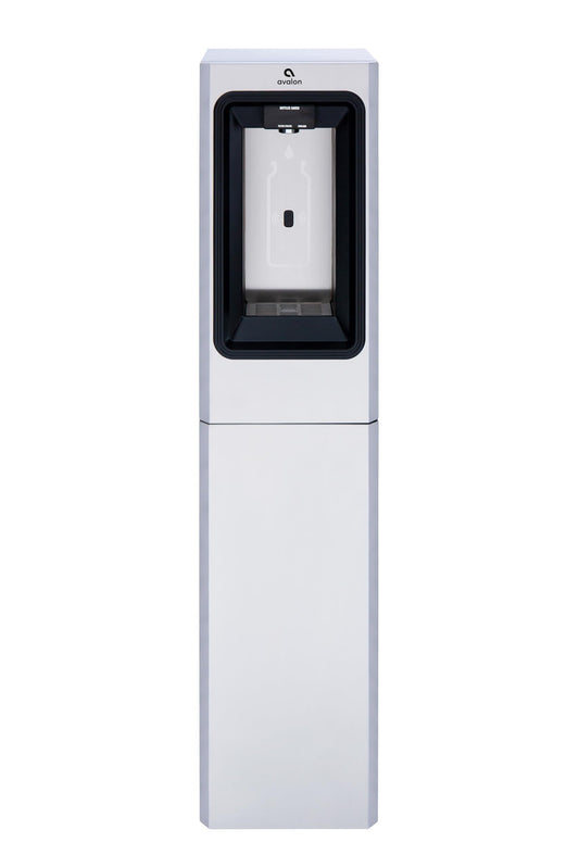 Avalon Freestanding Bottle Filler, Sensor Dispensing, UV Cleaning, Digital Bottle Counter Display, Dual Filtration, WiFi Enabled