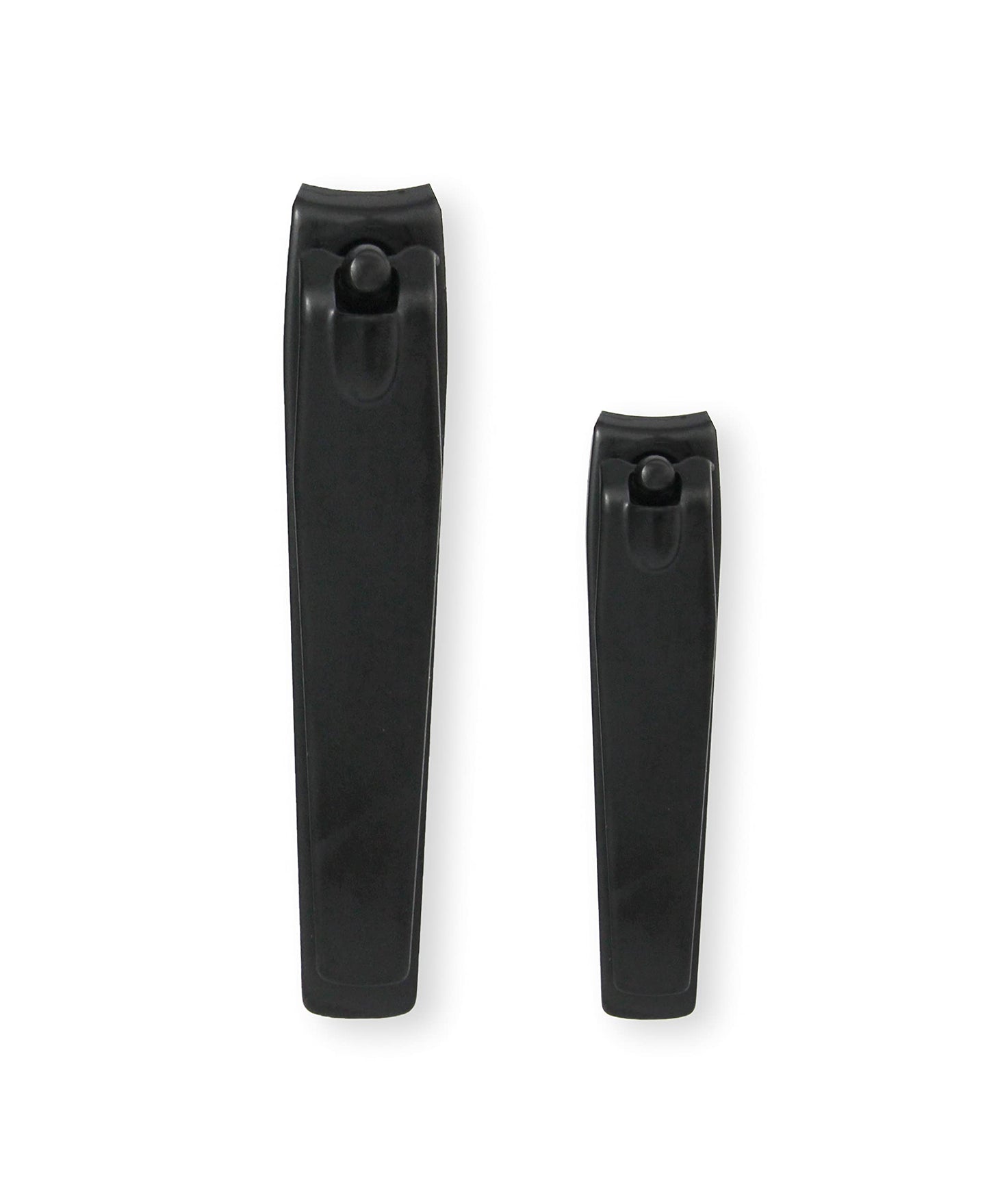 Amazon Basics Toenail Clipper and Fingernail Clipper Set, Black