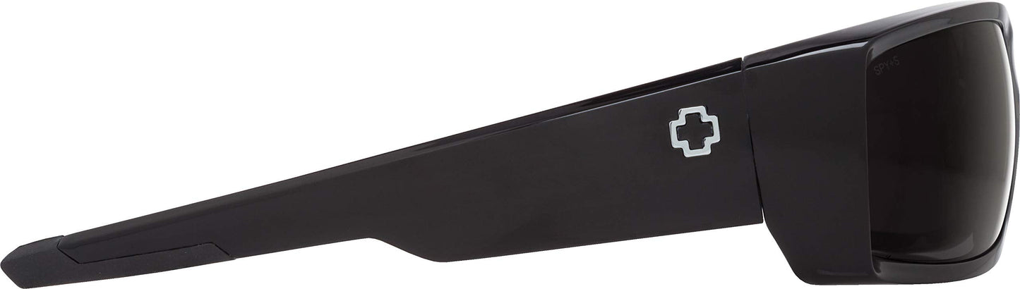 Spy Optic Men's General Rectangular Sunglasses, Ansi Black/Gray, 60 mm