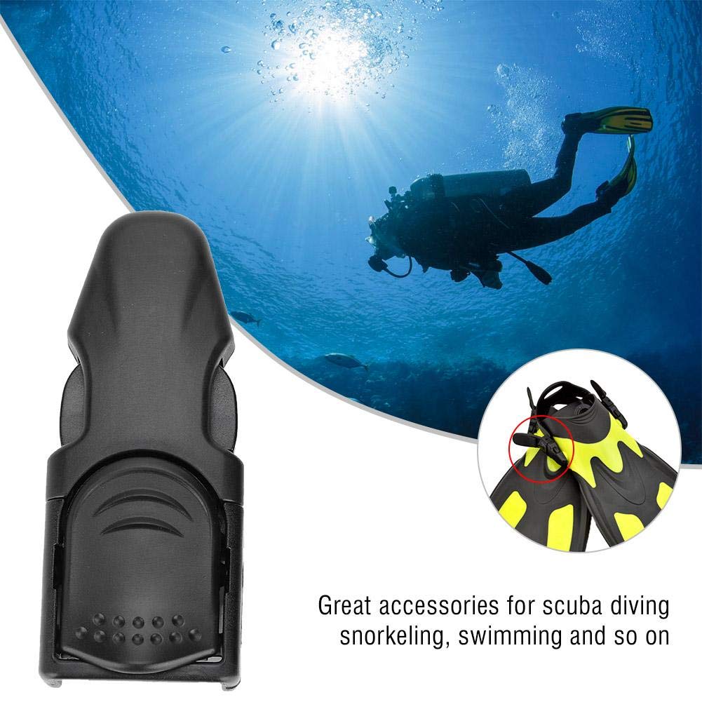 Alomejor Fin Strap Buckles Replacement Adjustable Swimming Fin Flippers Buckles Replacement Spare Accessories for Diving Diving Diver(B)