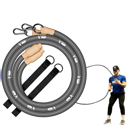 Gronk Fitness Inertia Wave Edition | Dynamic Rubber Battle Ropes Alternative for Home and Gym | Maximize Calorie Burn | Revolutionary Fitness Equipment for Abs and Full Body Workout | Get Results