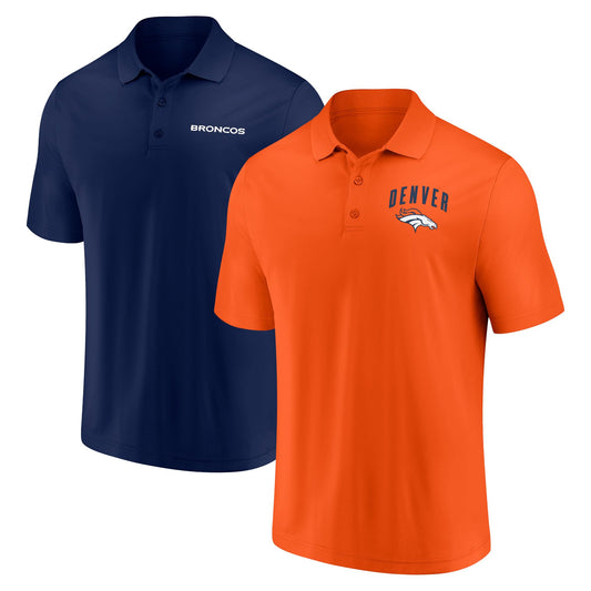 Fanatics Men's Denver Broncos Lockup Two-Pack Polo Set