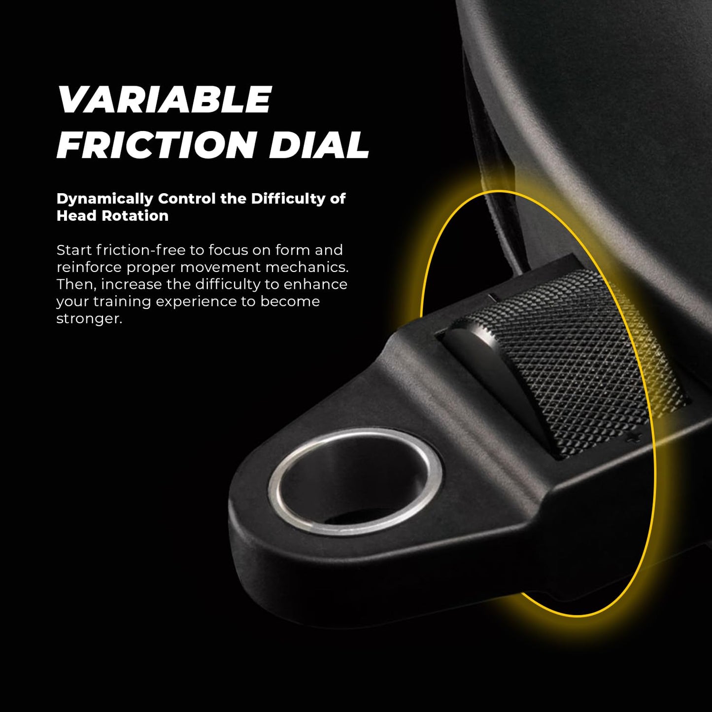 Iron Neck Trainer 3.0 Pro Advanced Neck Strengthener and Exerciser with Variable Friction Dial to Relieve Pain, Improve Posture