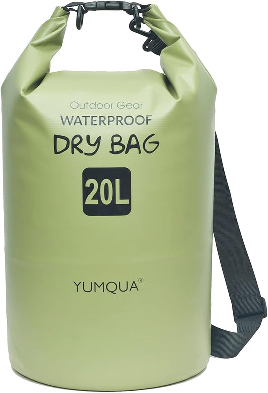 Waterproof Dry Bag Backpack 5L/10L/20L/30L/40L, Roll Top Floating Waterproof Storage Bags for Kayaking, Boating, Swimming, Hiking, Camping and Fishing