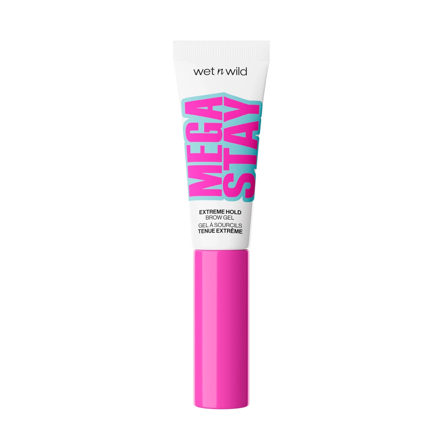 wet n wild Mega Stay Extreme Hold Brow Gel, Lightweight, Non-Sticky & Flake-Free Formula, Long-Lasting 16-Hour Wear, Sculpted & Laminated Brow Look, Easy Application, Cruelty-Free & Vegan - Clear
