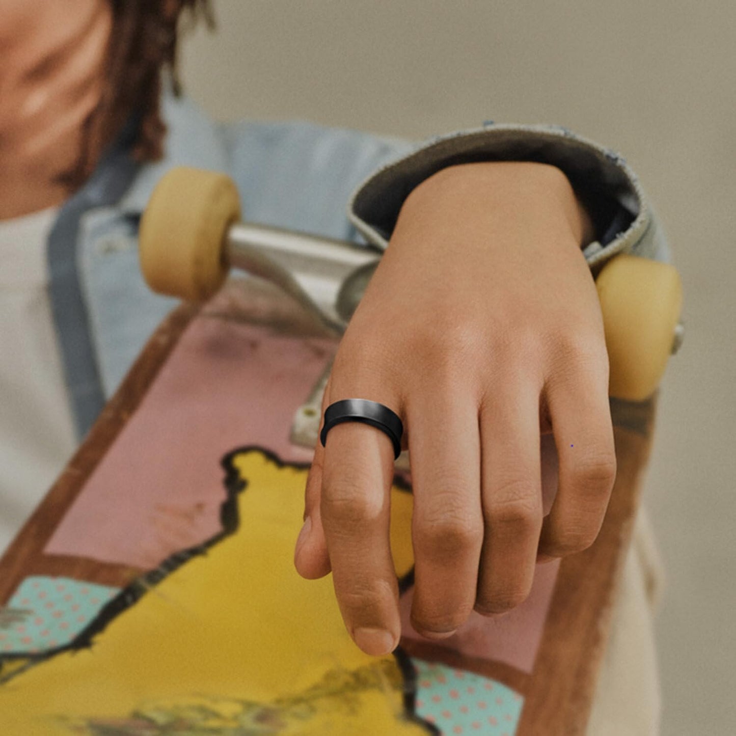 Samsung Galaxy Ring, AI Smart Ring, Size First w/Sizing Kit, No App Subscription, Fitness Monitor, Sleep Tracker, Up to 7-Day Battery, Size 12, Titanium Black [US Version, 1Yr Manufacturer Warranty]