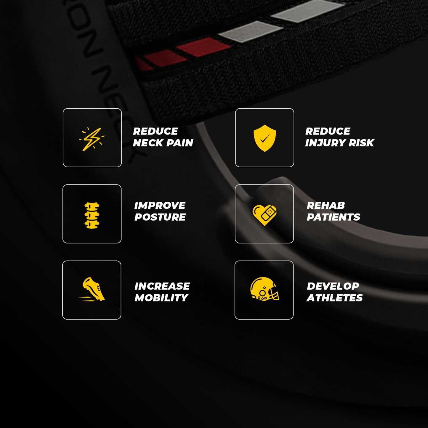 Iron Neck Trainer 3.0 Pro Advanced Neck Strengthener and Exerciser with Variable Friction Dial to Relieve Pain, Improve Posture