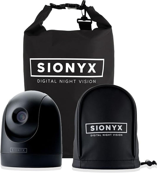 SiOnyx Nightwave Camera, Waterproof Dry Bag, Vinyl Cover, Black