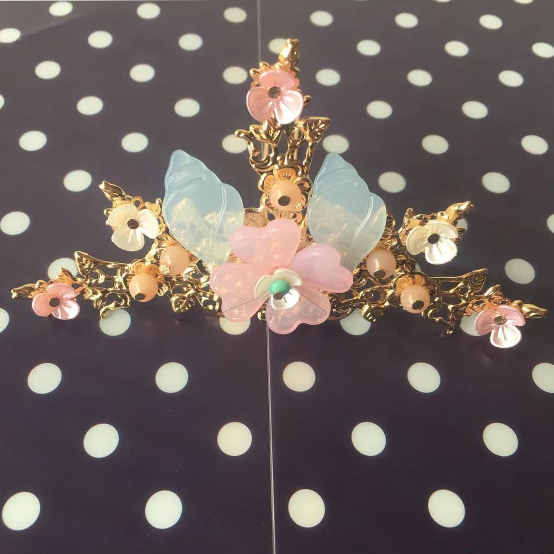 Alloy Hair Sticks Pins Long Tassel Hanfu Chinese Hair Comb/Earrings Set of 1 Traditional Classical (Style E)