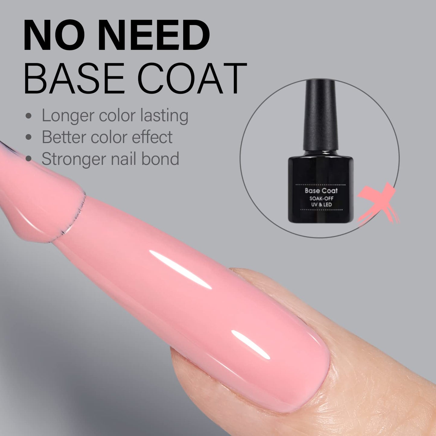 AILLSA Long Stiletto Nail Tips - Upgraded Matte Gel Full Cover Nails Tips No Filed, 240Pcs Pre-shaped Gelly Tips Acrylic Clear False Press On Soft Nail Tip for Soak Off Nail Extension 10 Sizes