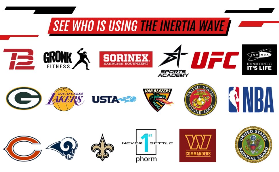 INERTIA WAVE – Gronk Fitness Edition | Dynamic Rubber Battle Ropes Alternative for Home and Gym | Maximize Calorie Burn | Revolutionary Fitness Equipment for Abs and Full Body Workout | Get Results