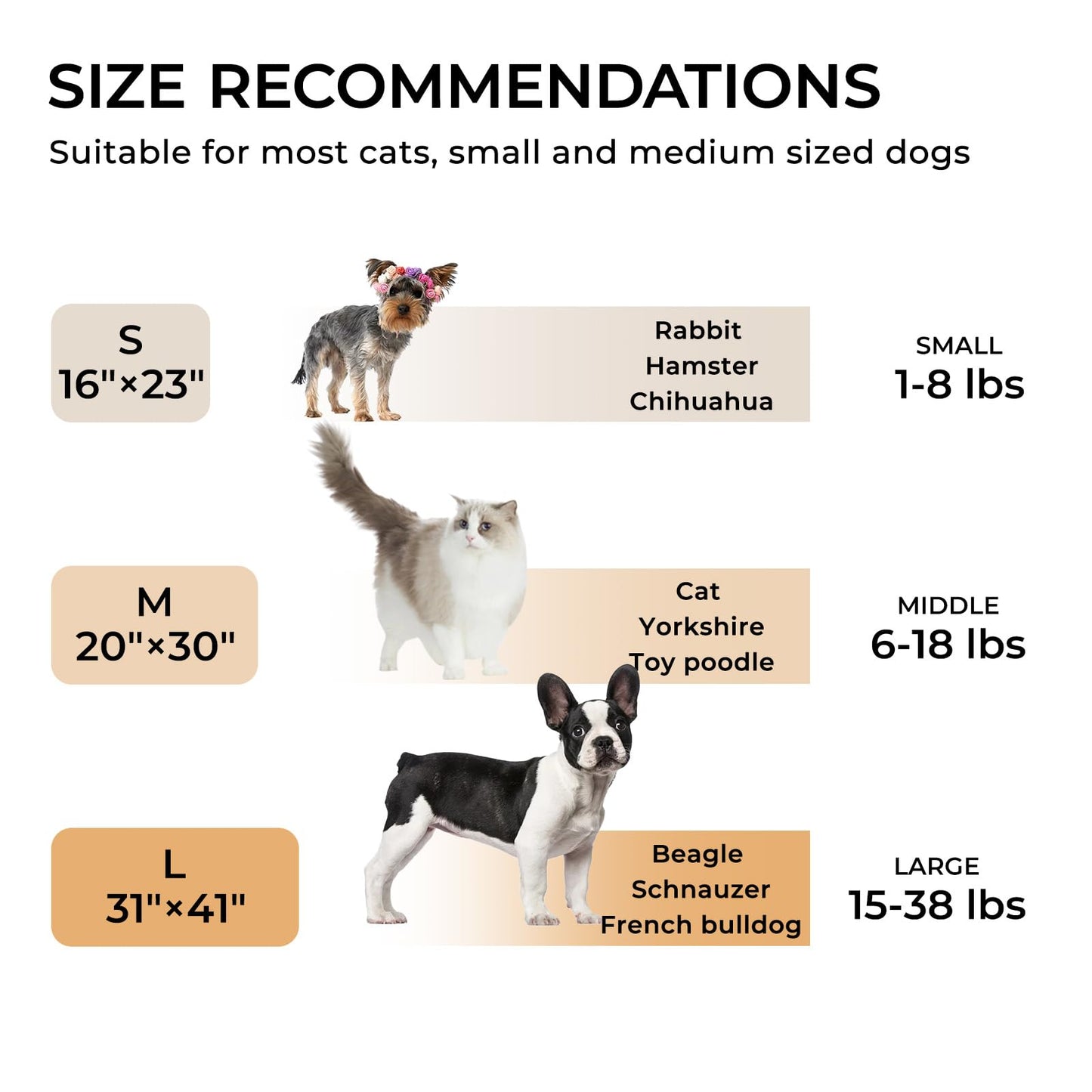 1 Pack 3 Calming Blankets Fluffy Premium Fleece Pet Blanket Soft Sherpa Throw for Dog Puppy Cat Grey Small (23" x16'')