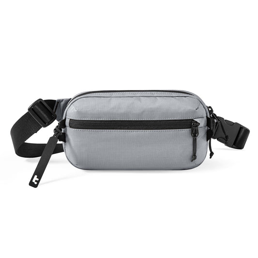 tomtoc 1.5L Sling Bag with RFID Blocking, Crossbody Bag Minimalist Chest Shoulder Pack for Men and Women, Water-resistant Lightweight Carry Casual Bag for Travel, Daily Use