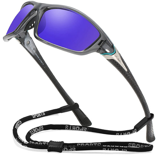 FAGUMA Sports Polarized Sunglasses For Men Cycling Driving Fishing 100% UV Protection