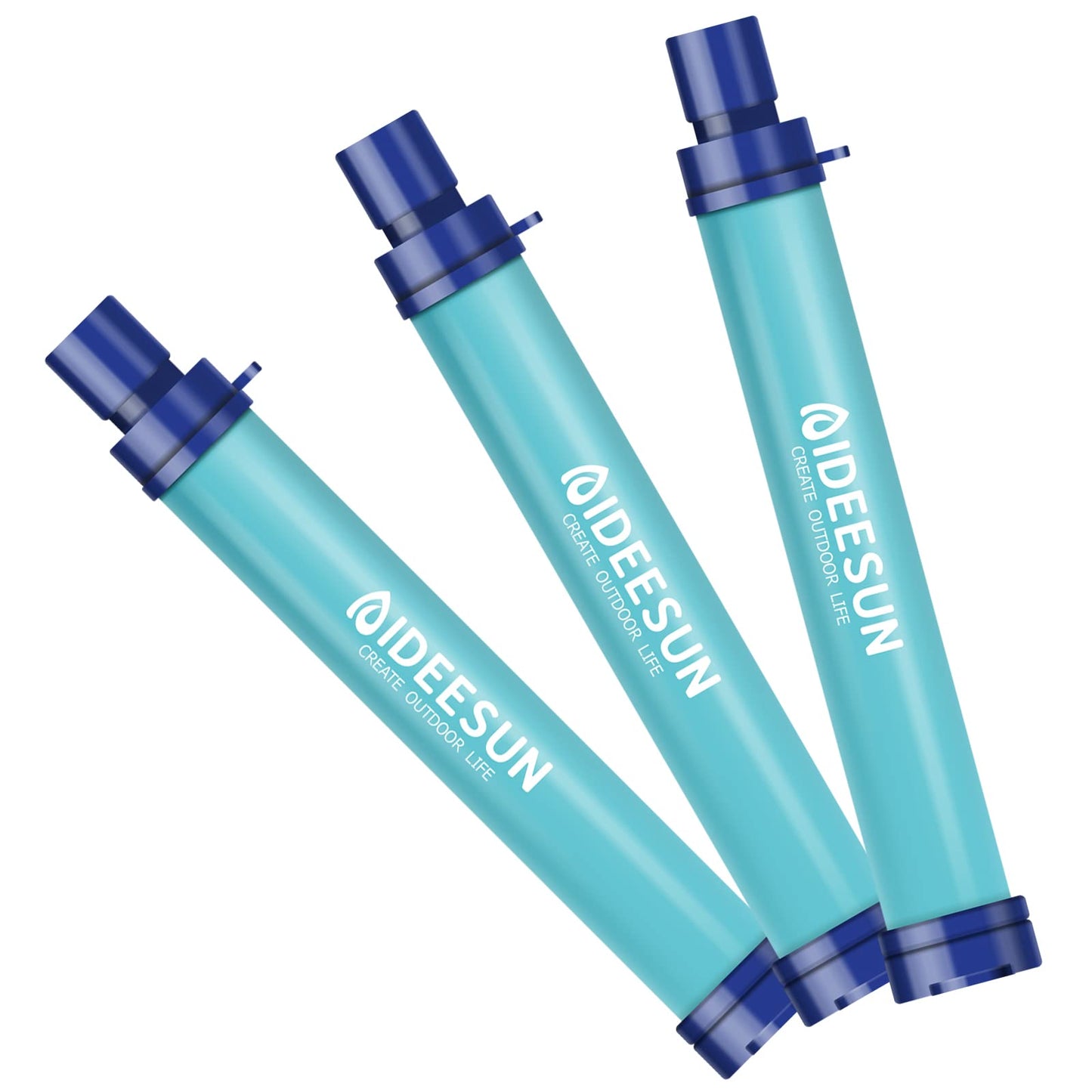 AIDEESUN Portable Water Purifier Straw, 0.1 Micron Filtration, 4000 Liters, Emergency Preparedness, Hiking, Camping, Travel, Fishing