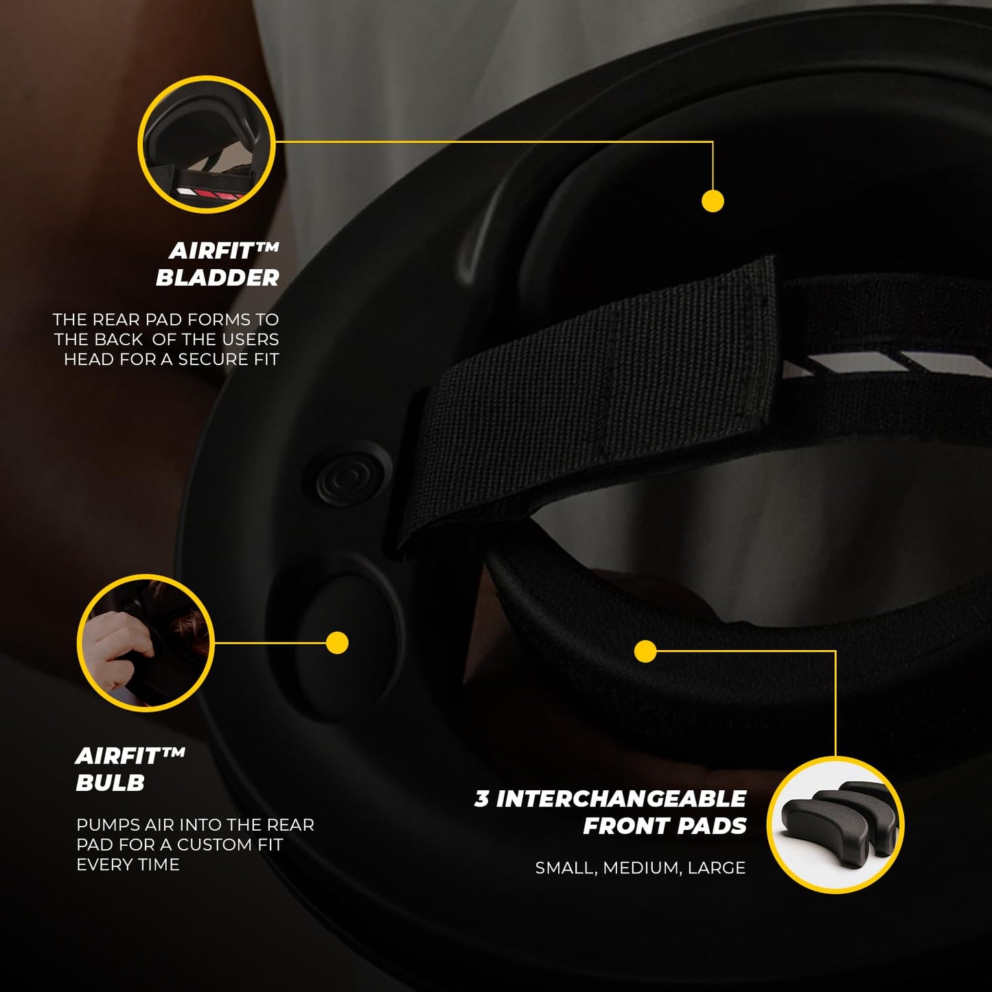 Iron Neck Trainer 3.0 Pro Advanced Neck Strengthener and Exerciser with Variable Friction Dial to Relieve Pain, Improve Posture