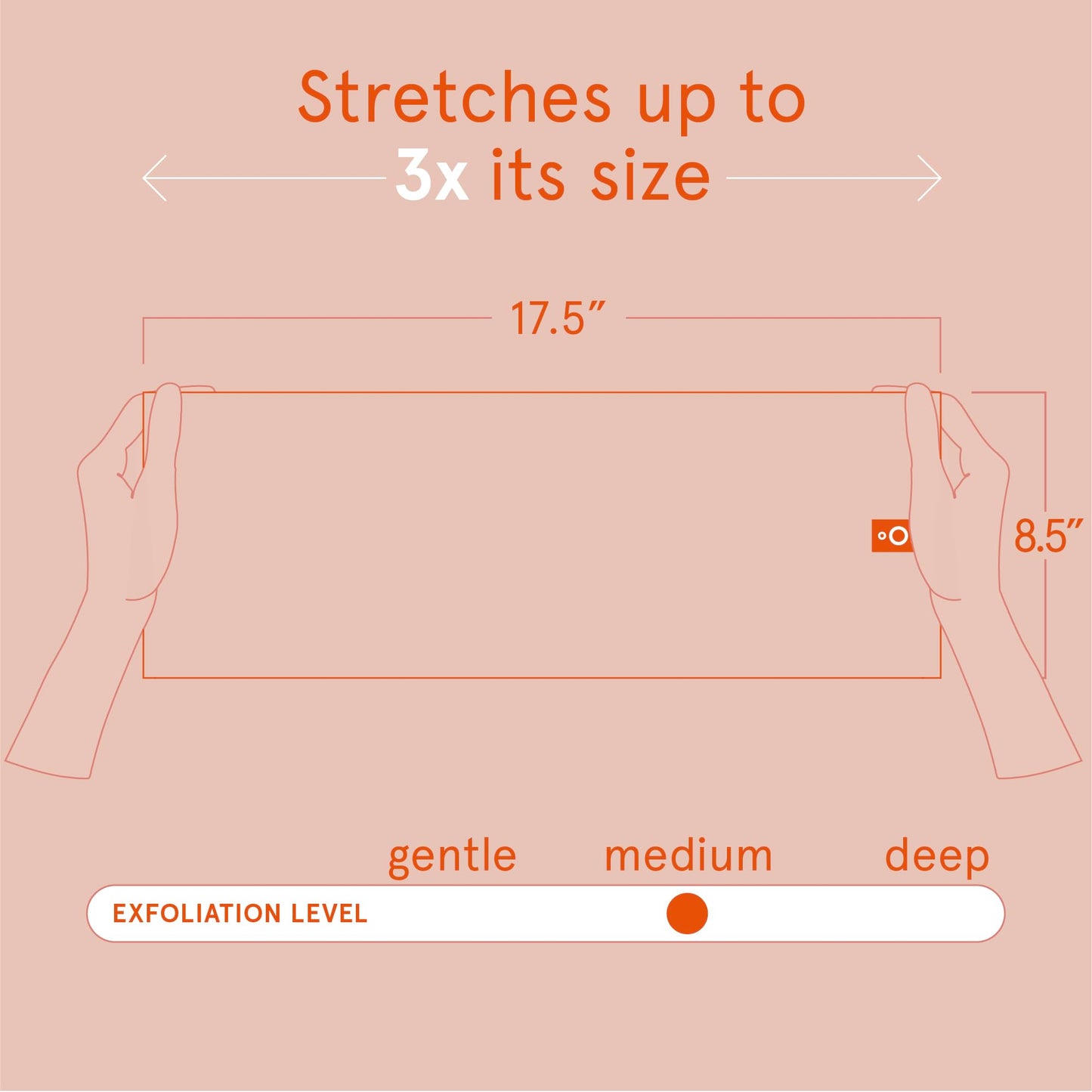 Cleanlogic Stretch Bath & Shower Cloth, 1 Count