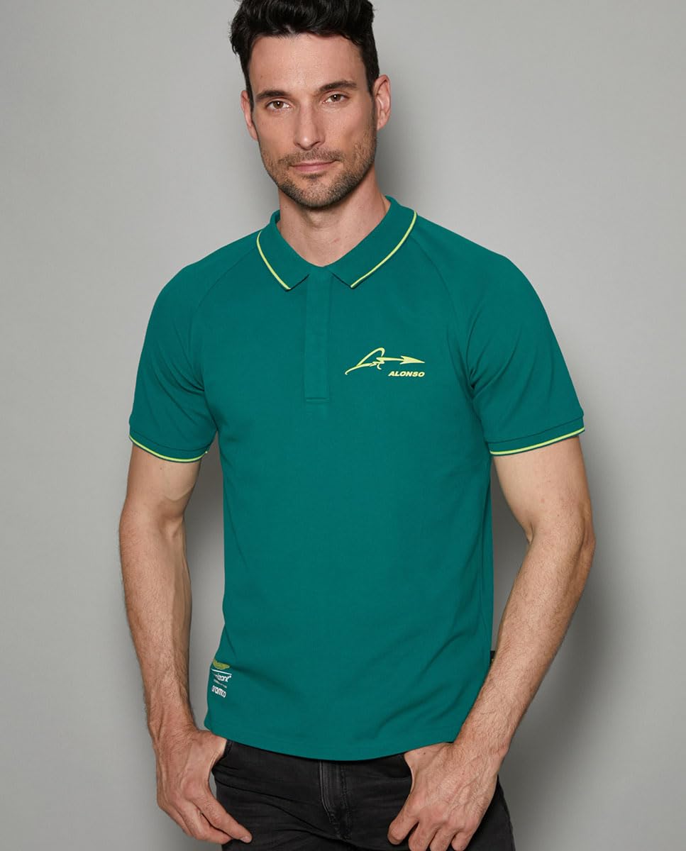 AMCF1 Lifestyle FA Polo Green