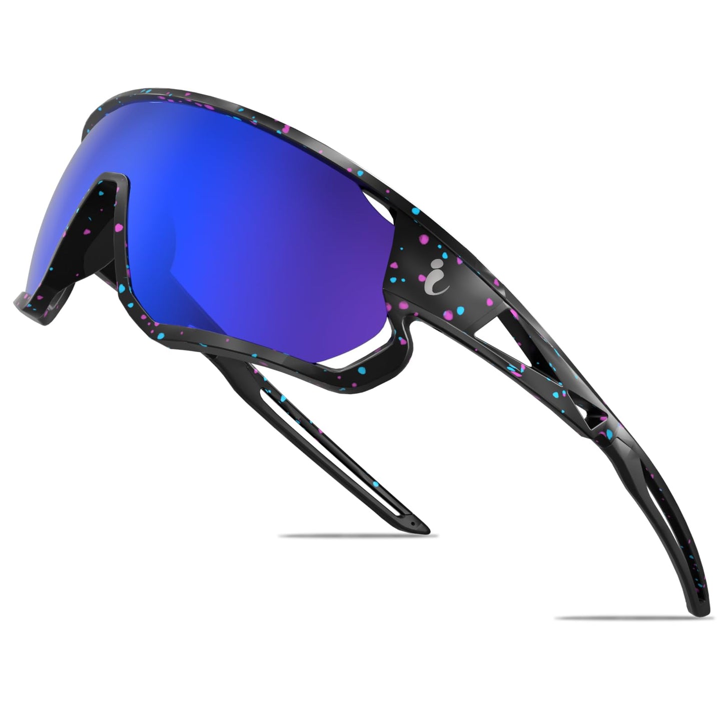 IKTOD Kids Sunglasses Youth Baseball Sunglasses for 8-12-14 Boys Girls,UV Polarized Sports Cycling Skiing for Men Women-K007 (KS-09)