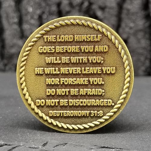 Anchored in Christ Challenge Coin A Symbol of Faith and Strength Christian Pocket Hug Token (Pack of 10)
