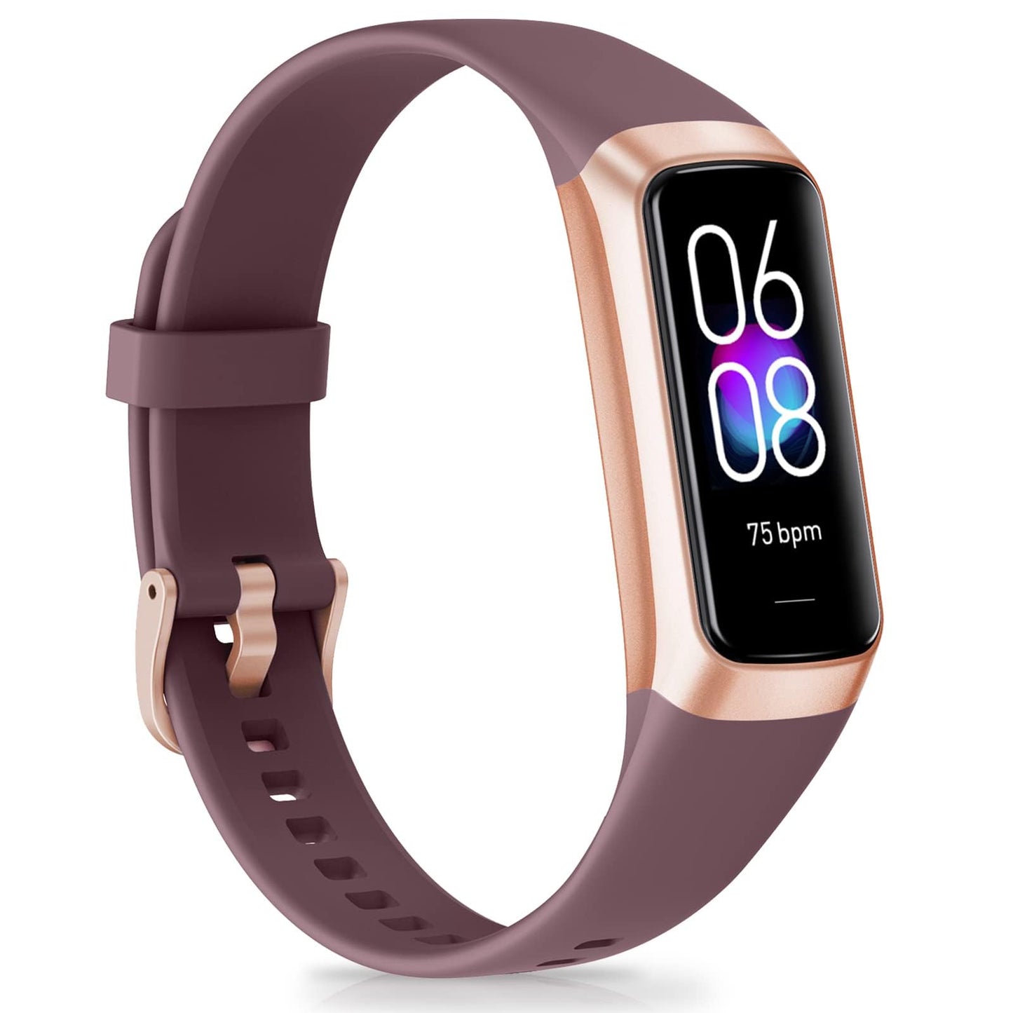 Bakoor Fitness Tracker, 1.10" Step Tracker with 24/7 Heart Rate, Blood Pressure, Activity Tracker Step Counter with Pedometer, Calories, Sleep Trackers, Fitness Watch for Sports Women Men