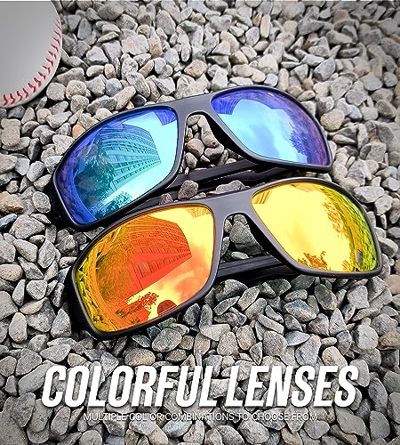 KALIYADI Sunglasses-Men Polarized Sports Sun-glasses: Mens Sunglasses Polarized UV Protection Driving Running Cycling Outdoor