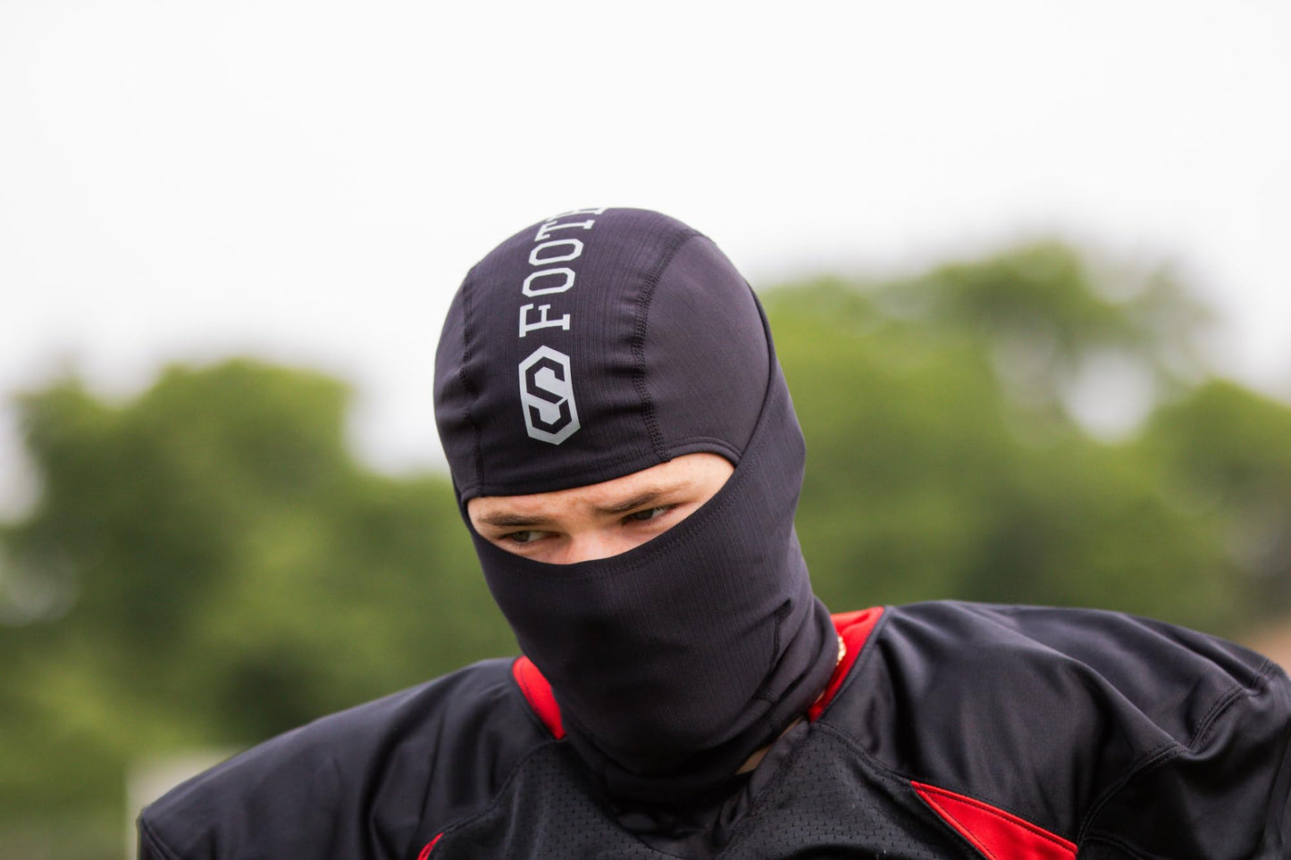 Sports Unlimited Youth Thermal Football Hood, Youth Balaclava Mask, Wear Under Helmet, Snowboarding & Snow Ski