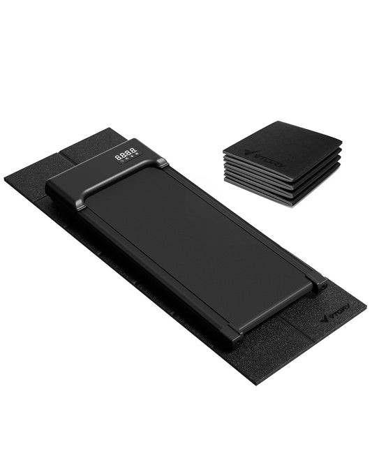 Walking Pad Mat for Carpet Floors, 68x24, 1/4" Thick Foldable Treadmill Mat for Hardwood Floors, Non-Slip, Noise&Shock Absorption, Waterproof Under Treadmill Bike on Carpet, Exercise Equipment Mat