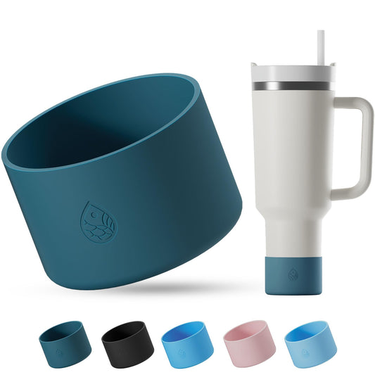 REUZBL Pastel Silicone Bottle Boot Sleeve for Stanley Tumblers 20-40oz, Hydro Flask Tumblers, Simple Modern Tumblers, Iron Flask Tumbler, Similar Tumblers, Tumbler Water Bottle Accessory