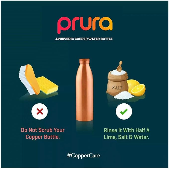 Hammered Copper Water Bottle 30 Oz - Copper Bottle Water with Lid – Copper Water Vessel - Ayurvedic Copper Water Bottle – Drink More Water Bottle – Large - Leak Proof