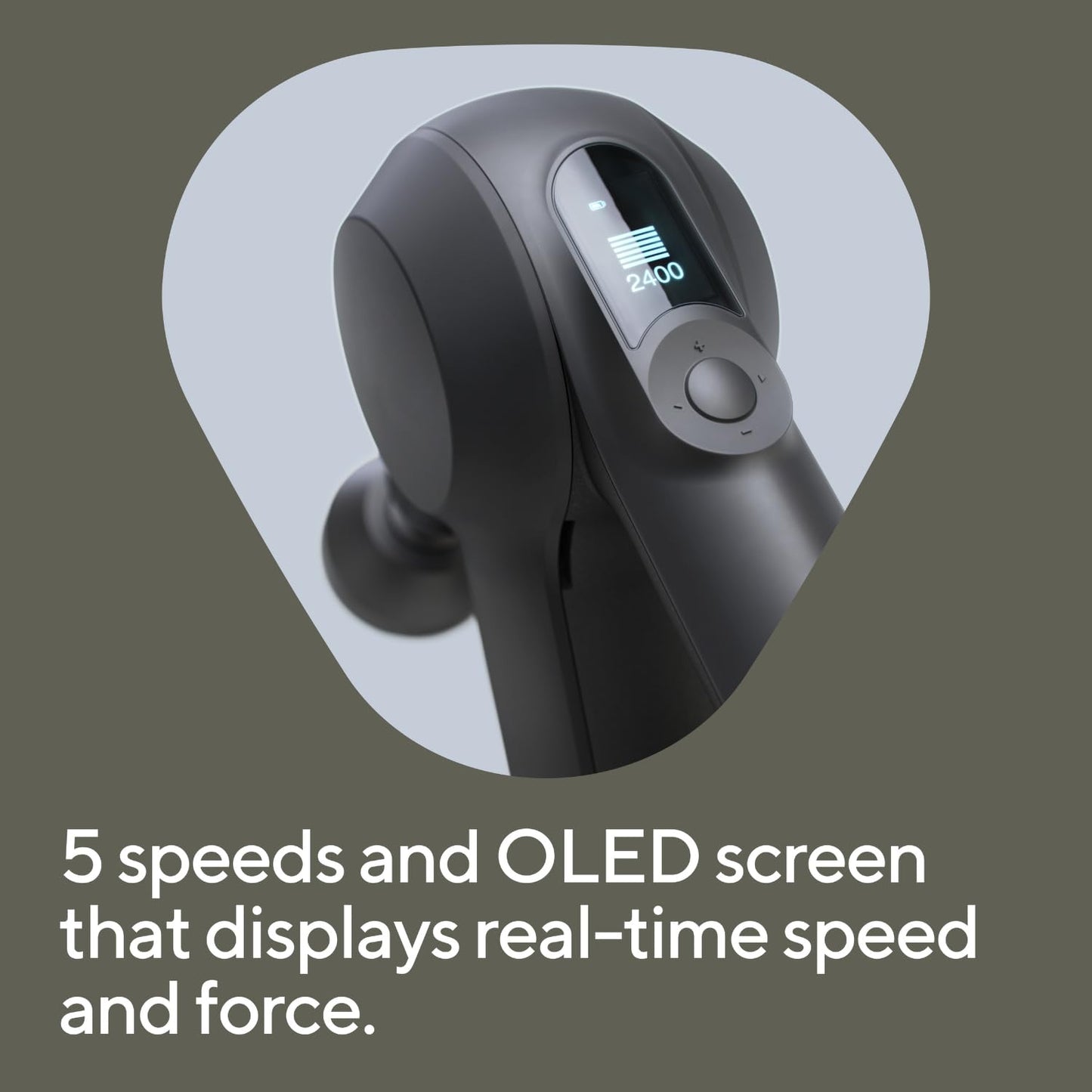 TheraGun Therabody Elite (5th Generation) - Handheld Deep Tissue Massage Gun - Bluetooth Enabled Percussion & Personal Massager for Pain Relief in Neck, Back, Leg, Hand, Shoulder and Foot