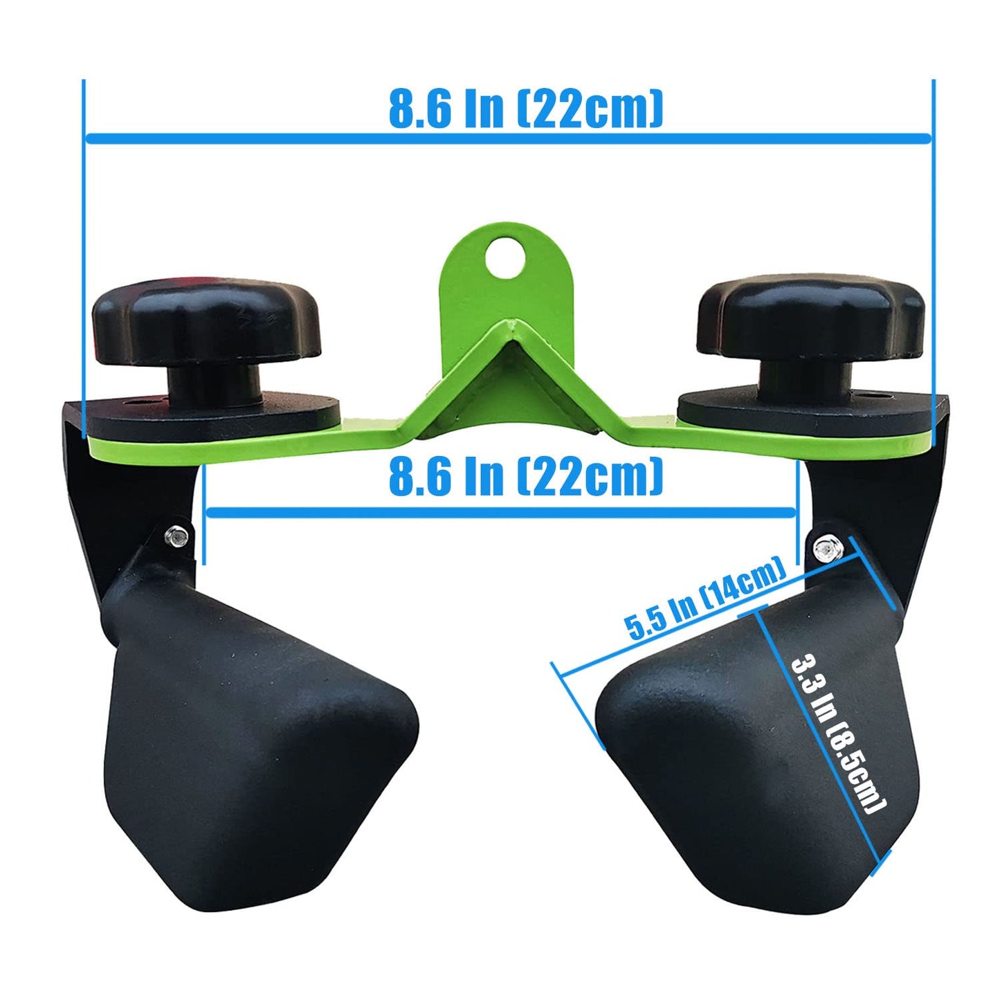 Home Gym Fitness Spreader Bar, Multi-Grip Wide Lat Pull Down Bar, Neutral Grip Handle, Lat Pulldown Attachments Long Bar for Cable Pulley System Machine, T-bar Row Landmine Attachment (SP-01)
