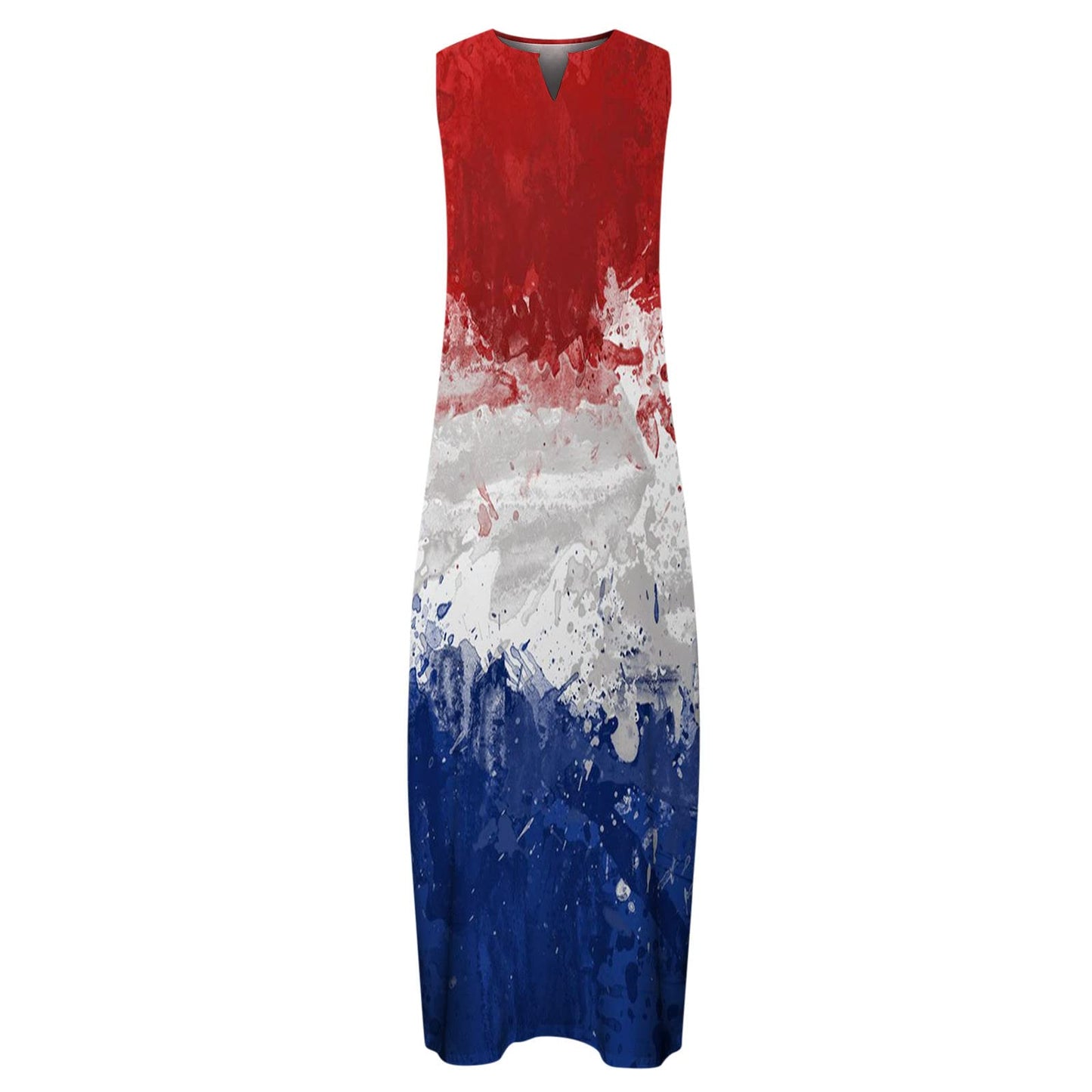 Summer Dresses for Women 2024 Plus Size Maxi Sundress for Women Trendy 2024 Summer Dress Floral Print V Neck Dresses Sleeveless Boho Dress Beach Outfits Straight Dresses for Women Knee Length