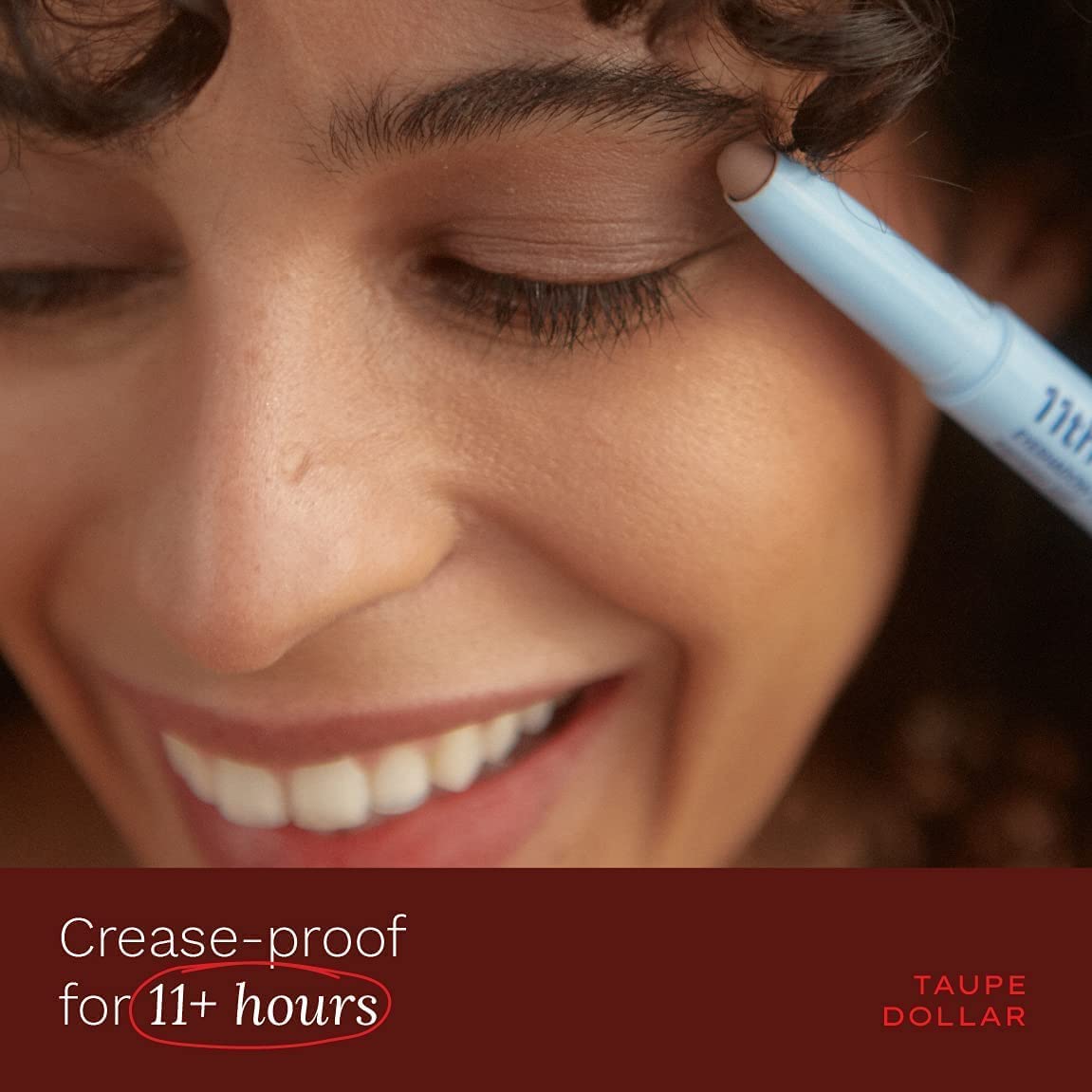 ALLEYOOP 11th Hour Waterproof Cream Eyeshadow Stick – Long-Lasting Eye Shadow Pencil & Eyeliner, Cream to Powder Stick & Highlighter – Smudge-Proof Eyeshadow Matte, Taupe Dollar Matte