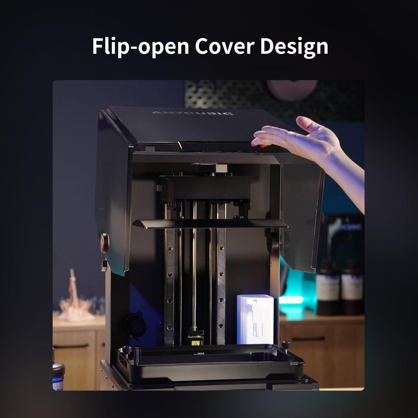 ANYCUBIC Resin 3D Printer, Photon Mono M7 MAX 13.6-inch 7K Mono LCD, High Precision, Temperature Control, Efficient Productivity, Large Printing Size of 11.73 x 6.46 x 11.81 Inch