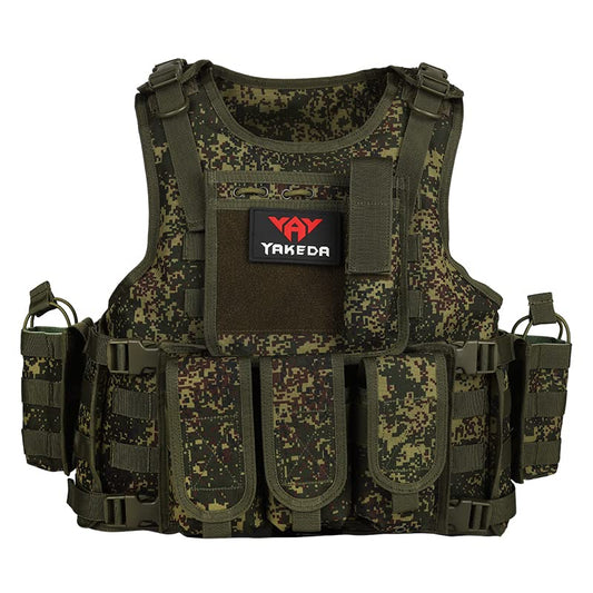 vAv YAKEDA Tactical Vest Airsoft Vest for Men (Russian camouflage)