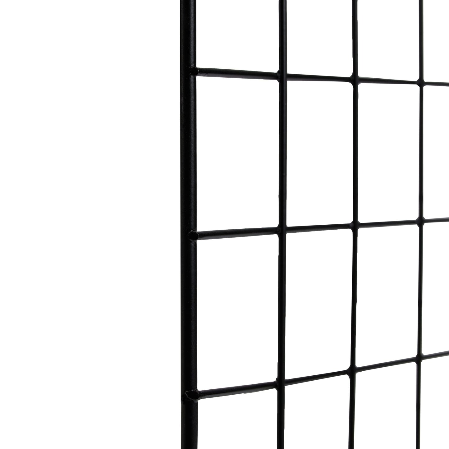Amazon Basics Cube Wire Grid Stackable Storage Shelves, 6-Cube, 12.6"D x 26"W x 38"H, Black