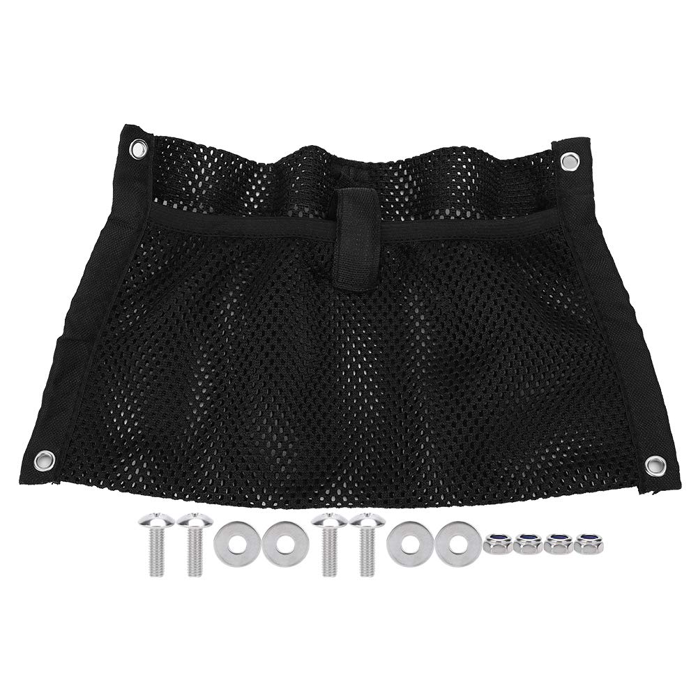 Alomejor Kayak Mesh Bag Nylon Kayak Mesh Storage Side Pouch for Surfing Tackle Water Bottle Holder Organzier