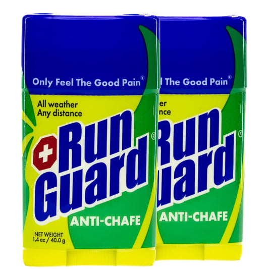 Anti-Chafing Stick - Made with 100% Plant-Based Ingredients Plus Beeswax. Works for All Distance Runners from 5K Walks/Runs to 100 Mile Ultra Marathons (1.4oz pack of 2)