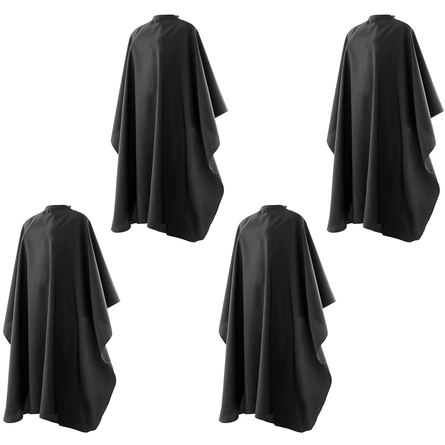 1 PACK Hair Salon Capes with Snap Closure Waterproof Hairdressing Styling Hair Cutting Coloring Nylon Cape for Barber Hairdressers
