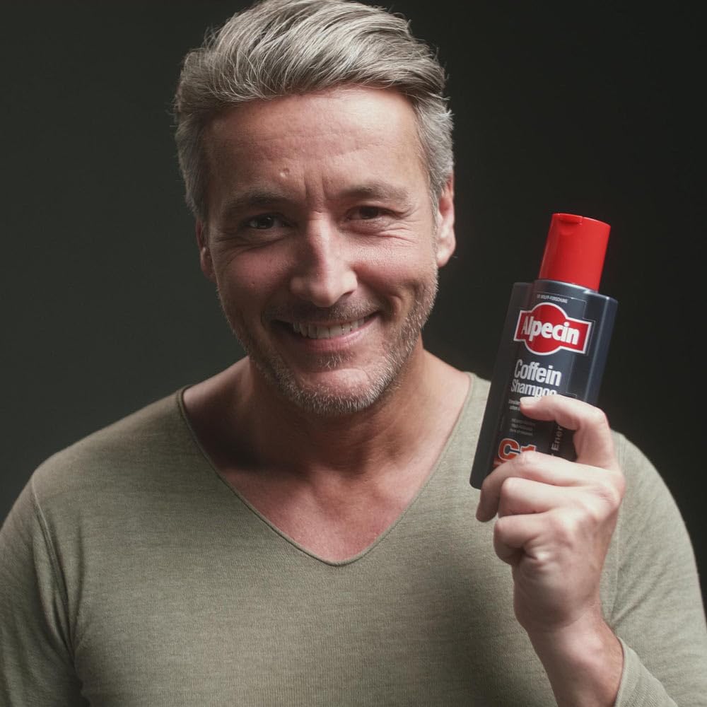 Alpecin C1 Caffeine Shampoo, 8.45 fl oz, Cleanses the Scalp to Promote Natural Hair Growth, Leaves Hair Feeling Thicker and Stronger