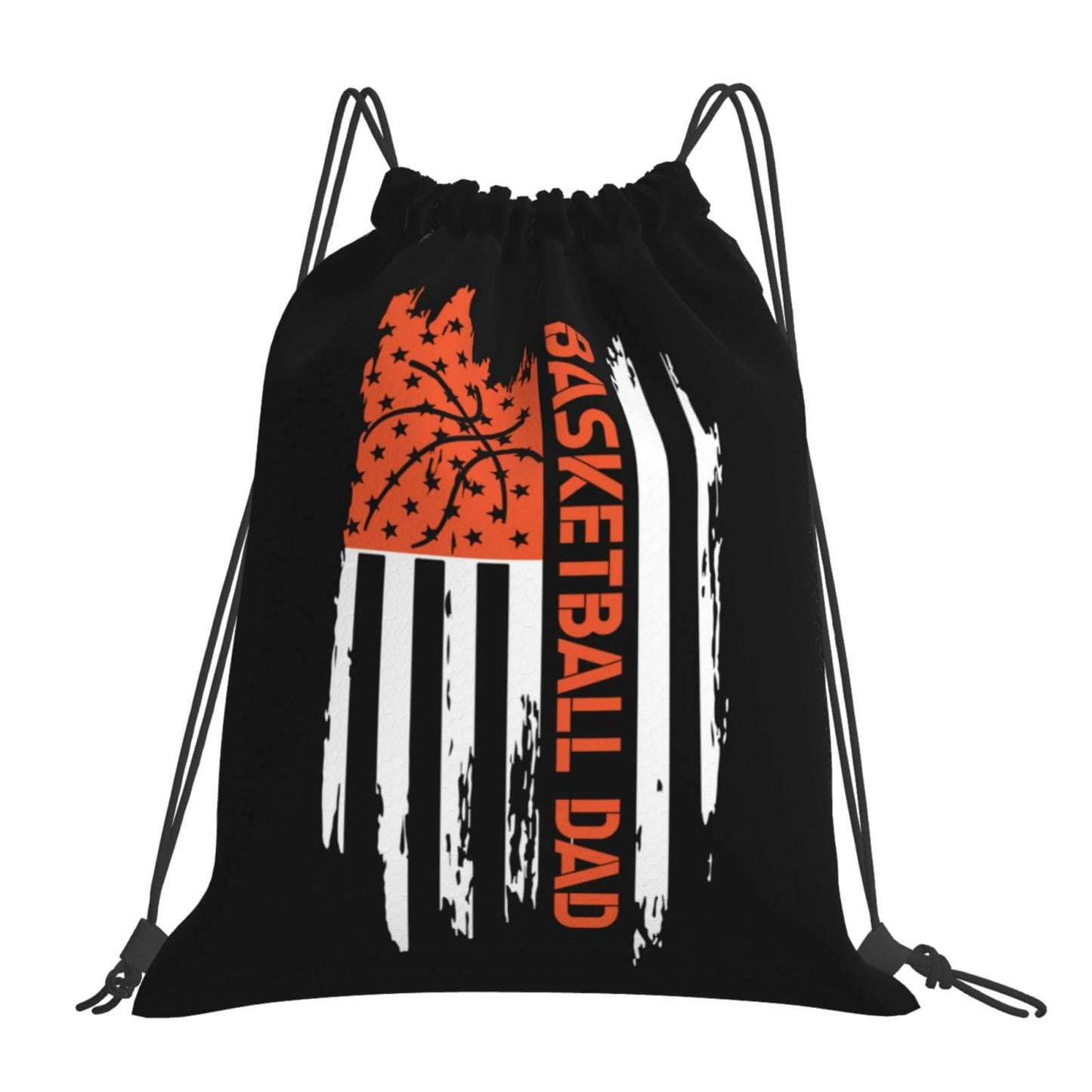 AIMASTZ Funny Basketball Dad Unisex Drawstring Backpack Bag Sport Gym Swim Travel Sackpack