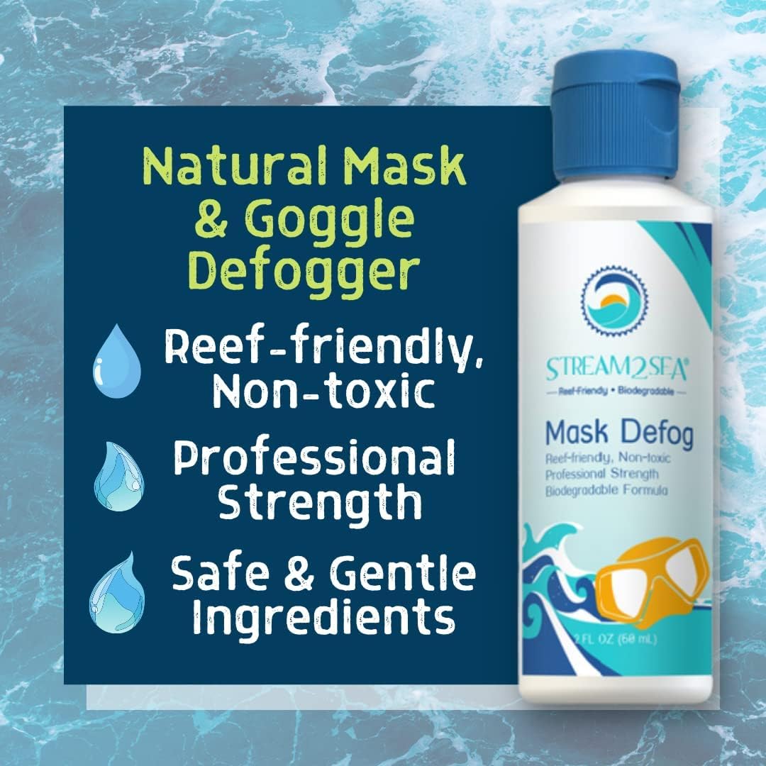 Anti-fog Spray for Swim Goggles, Anti Fog Spray Glasses, Antifog, Snorkel Mask Anti Fog Spray, Swim Goggle Anti Fog Spray, Mask Defog, Mask Defogger, Antifogging Spray for Swim Goggles, Reef Safe