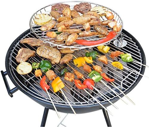 Onlyfire 13.5” Stainless Steel Cooking Grate with Swivel Shaft for Char-Griller 16620