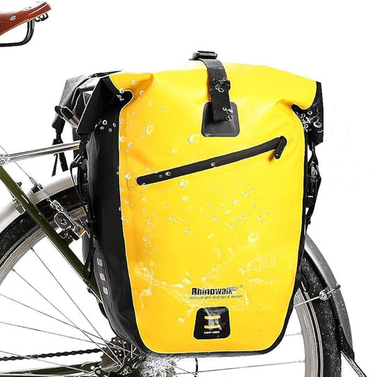 Rhinowalk Bike Bag Waterproof Bike Pannier Bag 27L,(for Bicycle Cargo Rack Saddle Bag Shoulder Bag Laptop Pannier Rack Bicycle Bag Professional Cycling Accessories)